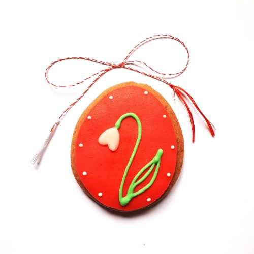 Martisor turta dulce ghiocel