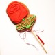 Martisor din turta dulce trandafir cu betisor
