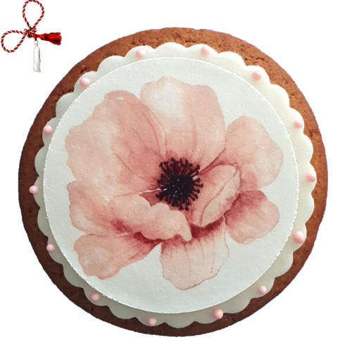 Turta dulce floare de mac
