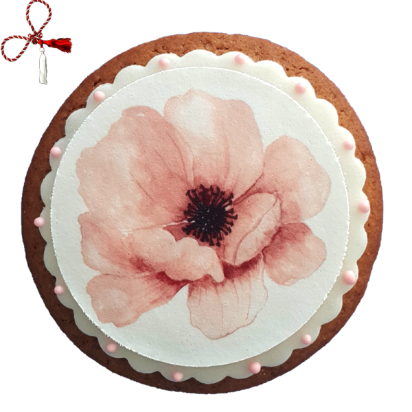 Turta dulce floare de mac