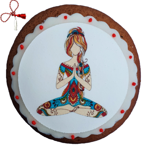 Martisor din turta dulce yoga 