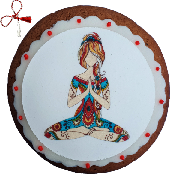 Martisor din turta dulce yoga 